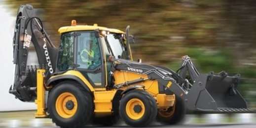VOLVO BL71 BACKHOE LOADER POST IMAGE
