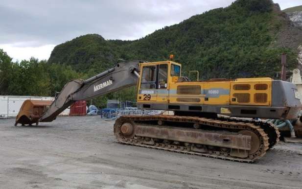 VOLVO EC650 AKERMAN EXCAVATOR POST IMAGE
