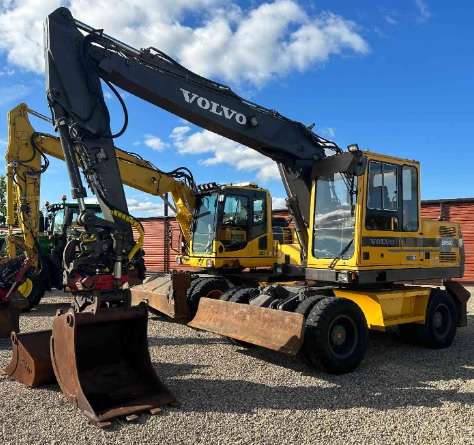 VOLVO EW150C AKERMAN EXCAVATOR POST IMAGE