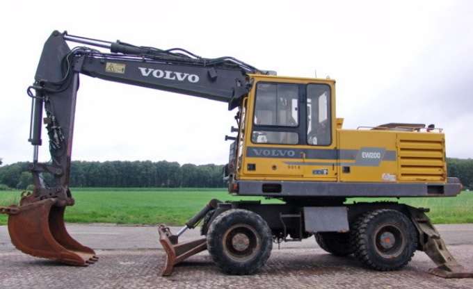 VOLVO EW200 EXCAVATOR BEST IMAGE