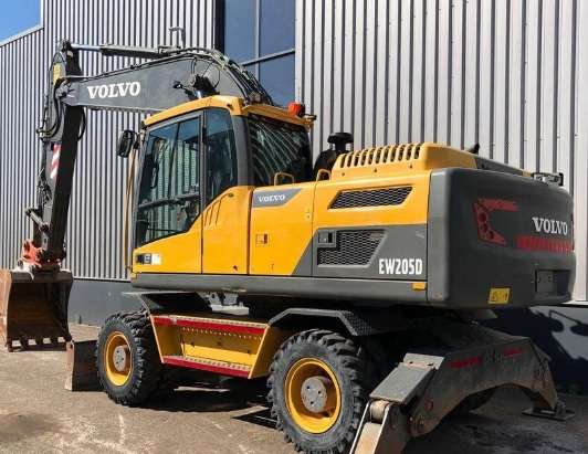 VOLVO EW205D EXCAVATOR FAST INDEX