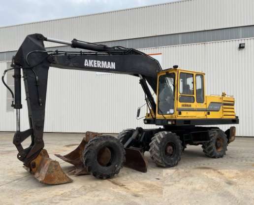 VOLVO EW230 AKERMAN EXCAVATOR POST IMAGE