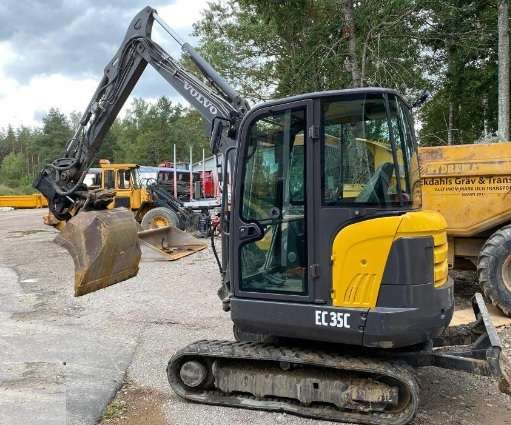 VOLVO EC35C COMPACT EXCAVATOR POST IMAGE