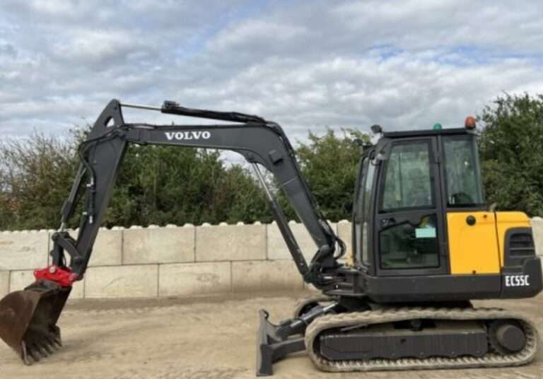 VOLVO EC55C COMPACT EXCAVATOR POST IMAGE