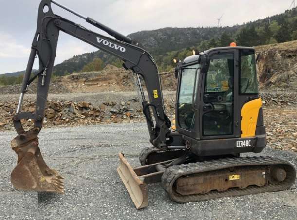 VOLVO ECR48C COMPACT EXCAVATOR POST IMAGE