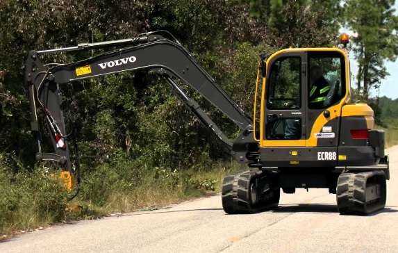 VOLVO ECR88 COMPACT EXCAVATOR POST IMAGE