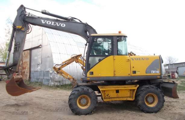 VOLVO EW140 WHEELED EXCAVATOR POST IMAGE