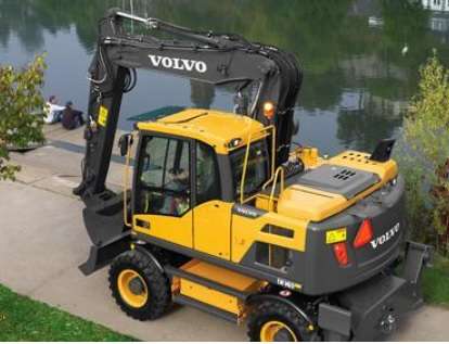 VOLVO EW140D WHEELED EXCAVATOR POST IMAGE