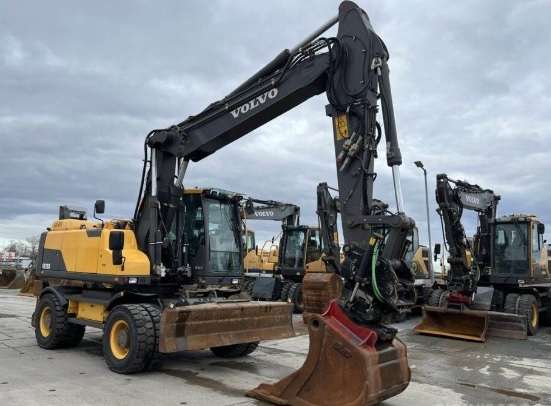 VOLVO EW210D WHEELED EXCAVATOR POST IMAGE
