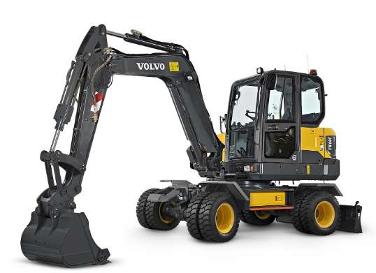 VOLVO EW60C COMPACT WHEEL EXCAVATOR POST IMAGE