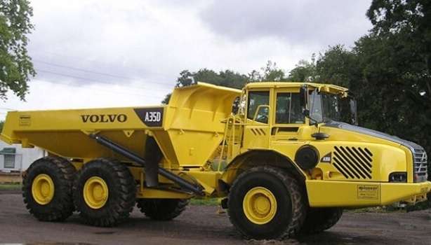 VOLVO A35D ARTICULATED DUMP TRUCK IMAGE POST