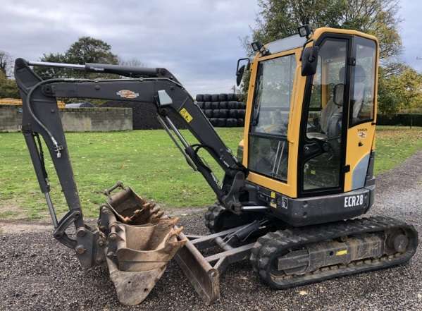 VOLVO ECR28 COMPACT EXCAVATOR IMAGE POST