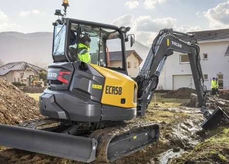 VOLVO ECR58 COMPACT EXCAVATOR IMAGE POST