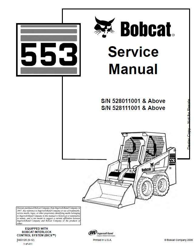 BOBCAT 553 Skid Steer Loader