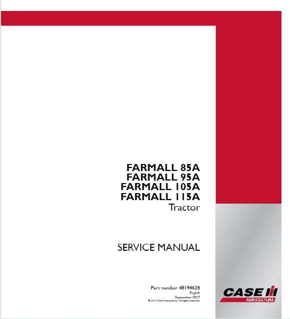 CASE IH FARMALL 85A
