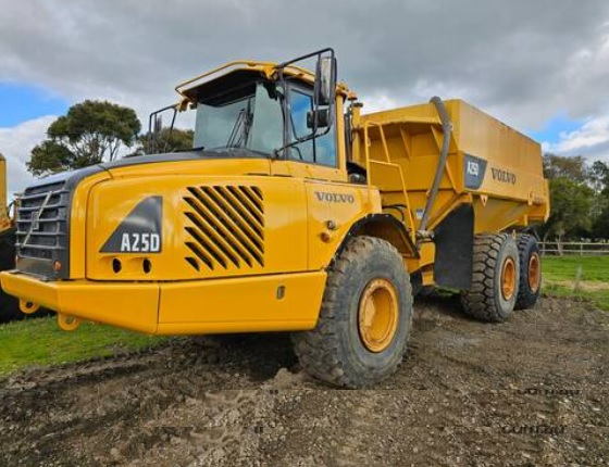 VOLVO A25D ARTICULATED DUMP TRUCK POST IMAGE