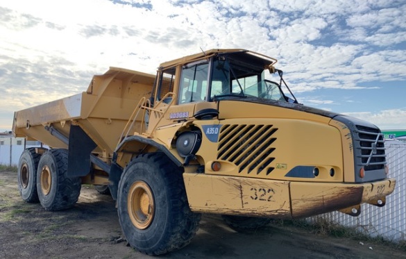 VOLVO A35D ARTICULATED DUMP TRUCK POST BEST IMAGE