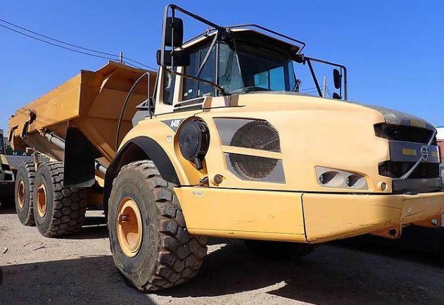 VOLVO A40F FS A40FFS ARTICULATED DUMP TRUCK POST IMAGE