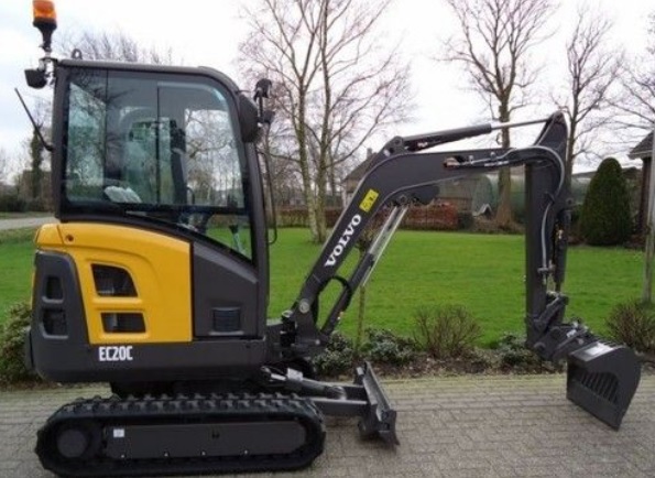 VOLVO EC20C COMPACT EXCAVATOR PROMO ADVERTISED IMAGE