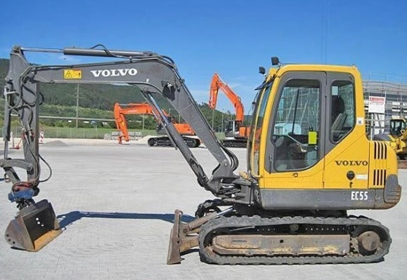 VOLVO EC55-EU COMPACT EXCAVATOR ADVERTISED IMAGE