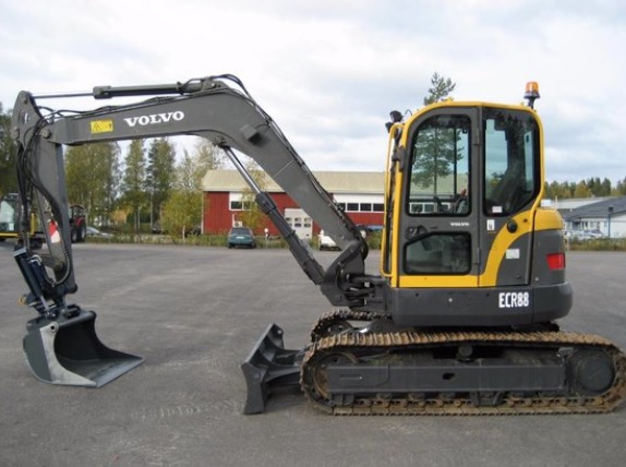 VOLVO ECR88 COMPACT EXCAVATOR PROMO BEST IMAGE